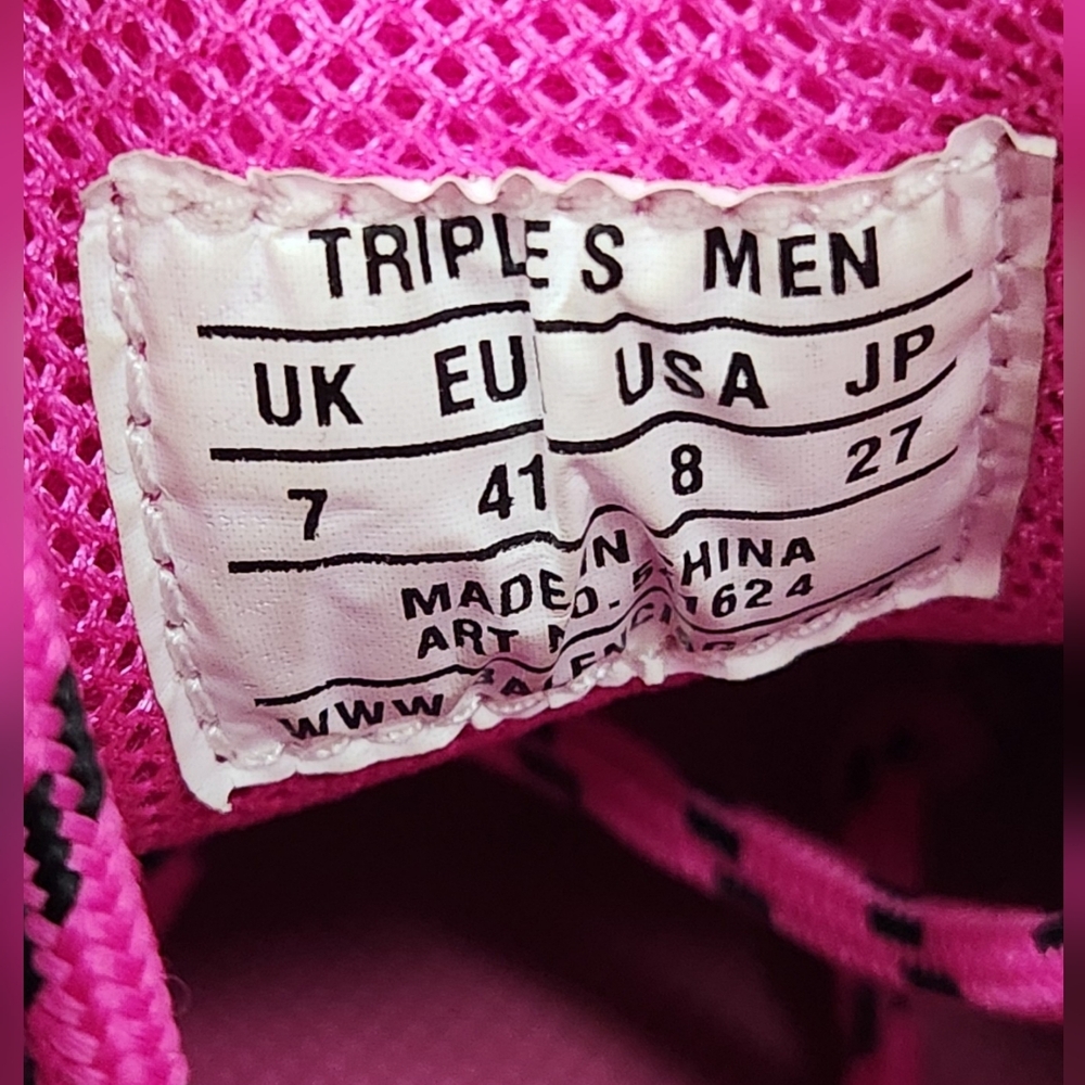 Balenciaga Triple S Pink Sneakers - Picture 8 of 8